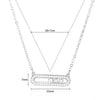 Wholesale Women's Simple Geometric Copper Electroplated Threediamond Sliding Necklace With Zircon Pendant Snake Bone Chain