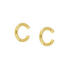 Wholesale Women's Simple Geometric Copper Plated With Real Gold Diamondencrusted Zircon Earrings Electroplated