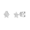 Wholesale Women's Simple Geometric Copper Plated With Real Gold Diamondencrusted Zircon Earrings Electroplated