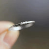 Wholesale Women's Simple Geometric Copper Rings With Zirconia