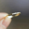 Wholesale Women's Simple Geometric Copper Rings With Zirconia