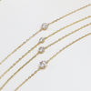 Wholesale Women's Simple Geometric Diamond Bracelet 925 Sterling Silver Plated 14K Gold