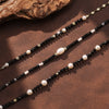 Wholesale Women's Simple Geometric Freshwater Pearl 925 Silver Electroplated Bracelet