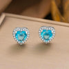 Wholesale Women's Simple Geometric Fruit Pattern Copper Inlaid With Zircon Electroplated Accessories Set Including Necklaces Earrings And Bracelets