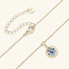 Wholesale Women's Simple Geometric Moissanite S925 Sterling Silver Pendant Necklace With Ochain Jewelry Electroplating