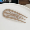 Wholesale Women's Simple Geometric Pc Ushaped Clip Hairpin With Baking Paint