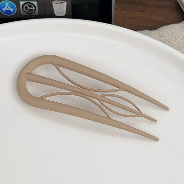 Wholesale Women's Simple Geometric Pc Ushaped Clip Hairpin With Baking Paint
