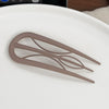 Wholesale Women's Simple Geometric Pc Ushaped Clip Hairpin With Baking Paint