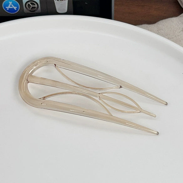Wholesale Women's Simple Geometric Pc Ushaped Clip Hairpin With Baking Paint