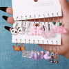 Wholesale Women's Simple Geometric Plastic And Resin Butterfly Earrings