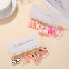 Wholesale Women's Simple Geometric Plastic And Resin Butterfly Earrings