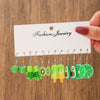 Wholesale Women's Simple Geometric Plastic And Resin Butterfly Earrings