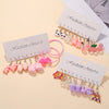 Wholesale Women's Simple Geometric Plastic And Resin Butterfly Earrings