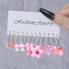 Wholesale Women's Simple Geometric Plastic And Resin Butterfly Earrings