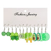 Wholesale Women's Simple Geometric Plastic And Resin Butterfly Earrings