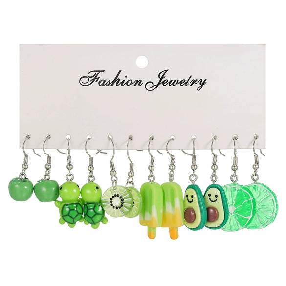 Wholesale Women's Simple Geometric Plastic And Resin Butterfly Earrings