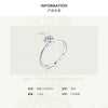 Wholesale Women's Simple Geometric S925 Sterling Silver Ring