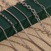 Wholesale Women's Simple Geometric Titanium Steel And Stainless Steel Chain Necklace With Electroplating