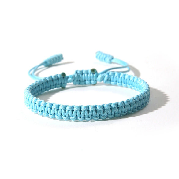 Wholesale Women's Simple Handwoven Geometric Style Waterproof Adjustable Surfer Bracelet