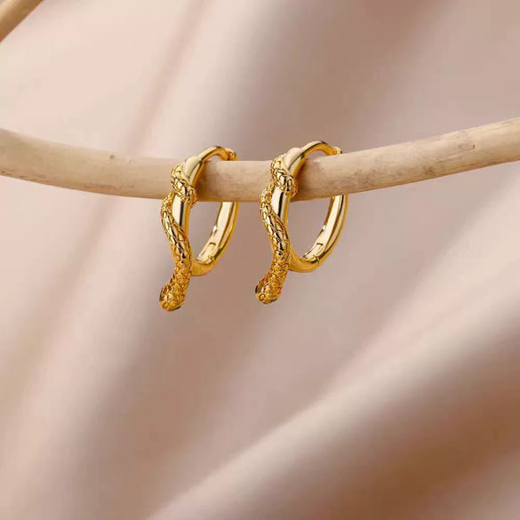 Wholesale Women's Simple Ins Style Ear Piercing Earrings Copper Gold Plated With Artificial And Semiprecious Stones Electroplated