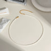 Wholesale Women's Simple Light Luxury Elegant Pearl Necklace Stainless Steel Pvd Furnace Vacuum Real Gold Plated