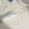 Wholesale Women's Simple Light Luxury Elegant Pearl Necklace Stainless Steel Pvd Furnace Vacuum Real Gold Plated