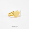 Wholesale Women's Simple Light Luxury Joker Ring Copper Electroplated Platinum 18K Gold Geometric Style