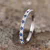 Wholesale Women's Simple Minimalist Geometric Round Copper Ring With Zirconia Jewelry