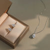 Wholesale Women's Simple Minimalist Geometric S925 Sterling Silver Electroplated Earrings With 8A Super Flash Zircon