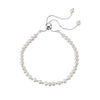 Wholesale Women's Simple Minimalist Geometric Silver Electroplated Freshwater Pearl Bracelet