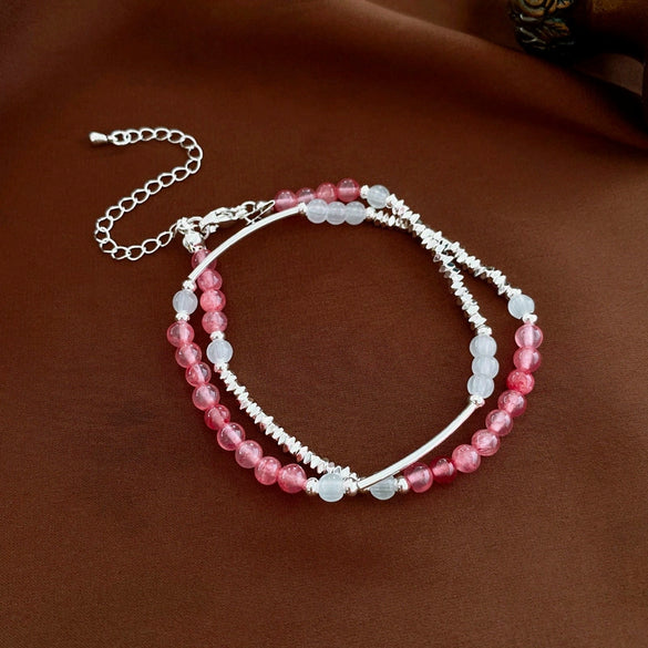 Wholesale Women's Simple Minimalist Handmade Imitation Pearl Starfish Shell Bracelet Jewelry