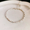 Wholesale Women's Simple Minimalist Handmade Imitation Pearl Starfish Shell Bracelet Jewelry