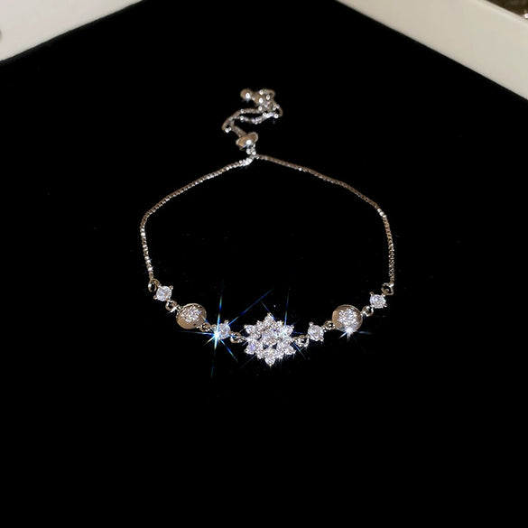 Wholesale Women's Simple Minimalist Handmade Imitation Pearl Starfish Shell Bracelet Jewelry