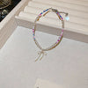 Wholesale Women's Simple Minimalist Handmade Imitation Pearl Starfish Shell Bracelet Jewelry