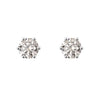 Wholesale Women's Simple Modern Geometric S925 Sterling Silver Zircon Earrings