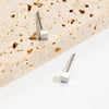 Wholesale Women's Simple Modern Geometric Titanium Steel Electroplated Earrings