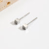 Wholesale Women's Simple Modern Geometric Titanium Steel Electroplated Earrings