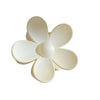Wholesale Women's Simple Plastic And Resin Hair Accessories Shark Clip With Baking Paint And Flower Design