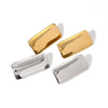 Wholesale Women's Simple Retro Rectangular Stainless Steel Glow Earrings With Electroplating And Geometric Design