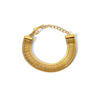 Wholesale Women's Simple Street Style Stainless Steel Jewelry Suit With Serpentine Snake Bone Chain And Pvdp Furnace Real Gold Treatment
