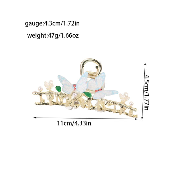 Wholesale Women's Simple Tulip Alloy Hair Clips With Electroplating Treatment