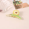 Wholesale Women's Simple Tulip Alloy Hair Clips With Electroplating Treatment