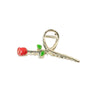 Wholesale Women's Simple Tulip Alloy Hair Clips With Electroplating Treatment