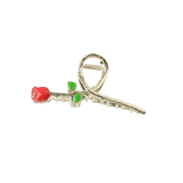 Wholesale Women's Simple Tulip Alloy Hair Clips With Electroplating Treatment