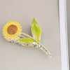 Wholesale Women's Simple Tulip Alloy Hair Clips With Electroplating Treatment