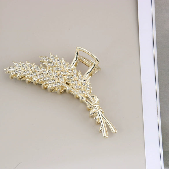 Wholesale Women's Simple Tulip Alloy Hair Clips With Electroplating Treatment