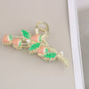 Wholesale Women's Simple Tulip Alloy Hair Clips With Electroplating Treatment