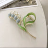 Wholesale Women's Simple Tulip Alloy Hair Clips With Electroplating Treatment