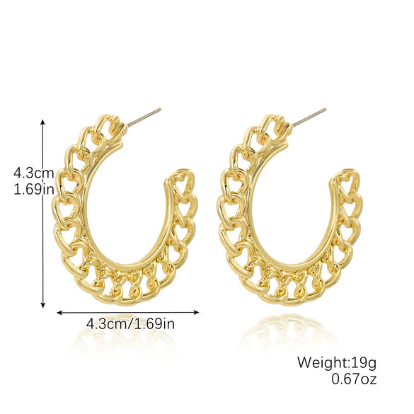 Wholesale Women's Simple Zinc Alloy Water Drop Shape Geometric Electroplated Earrings