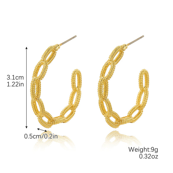 Wholesale Women's Simple Zinc Alloy Water Drop Shape Geometric Electroplated Earrings